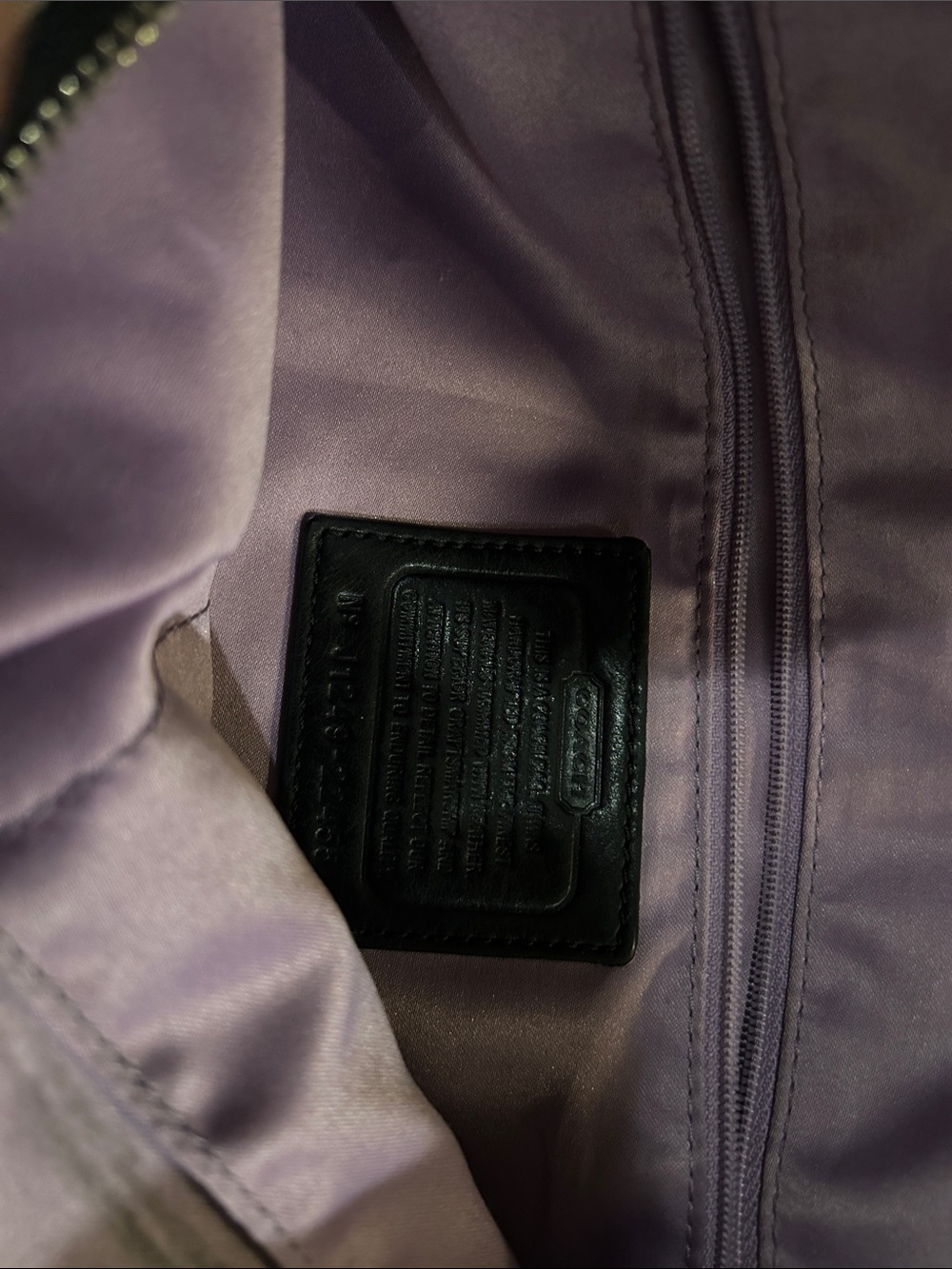 Coach Black and Gray Signature Shoulder Bag - Picture 2 of 4